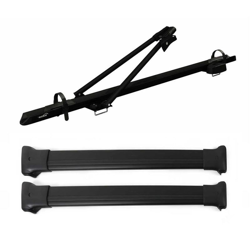 2009-2020 Dodge Journey Bike Rack Carrier Roof Racks Set Black 3Pcs