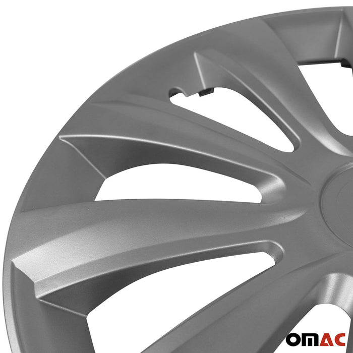 16 Inch Wheel Covers Hubcaps for Acura Silver Gray Gloss