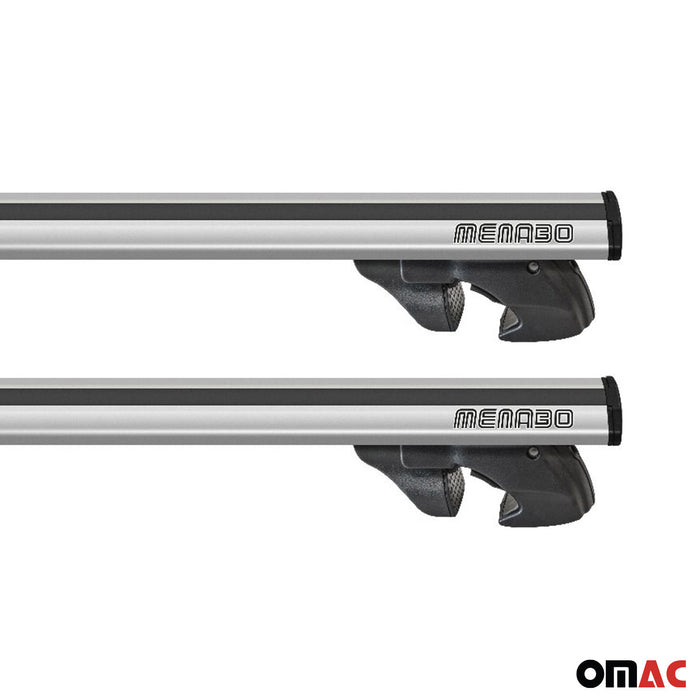 Aluminium Roof Racks Cross Bars Carrier for Lincoln MKX 2007-2015 Gray 2Pcs