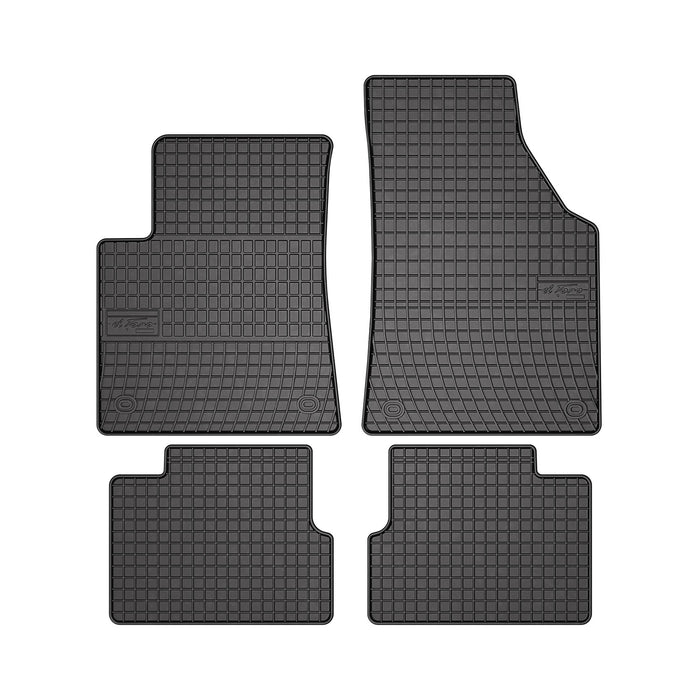OMAC Floor Mats Liner for Jeep Cherokee 2014-2023 Black Rubber All-Weather 4 Pcs