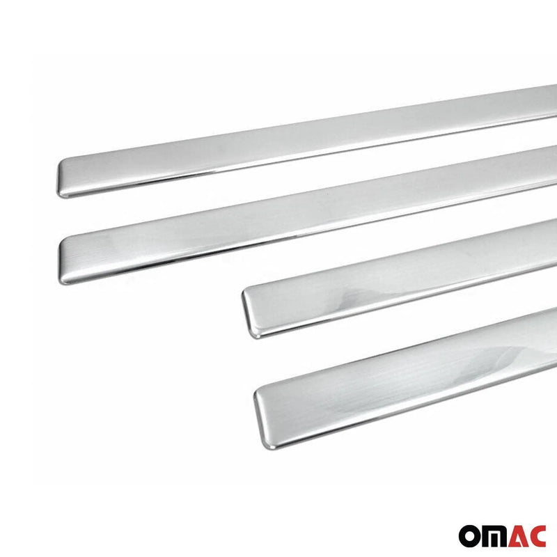 Door Sill Scuff Plate Scratch Protector for Alfa Romeo 147 2002-2007 Steel 4x - OMAC USA