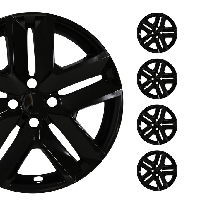 4x 16" Wheel Covers Hubcaps for Honda Civic Black
