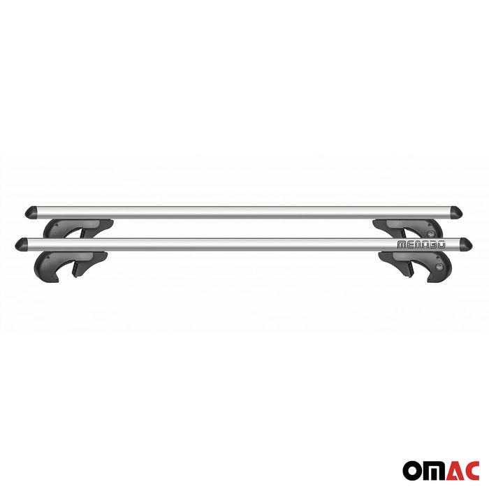 Cross Bars Roof Racks for Mercedes ML Class W166 2012-2015 Aluminium Silver 2Pcs