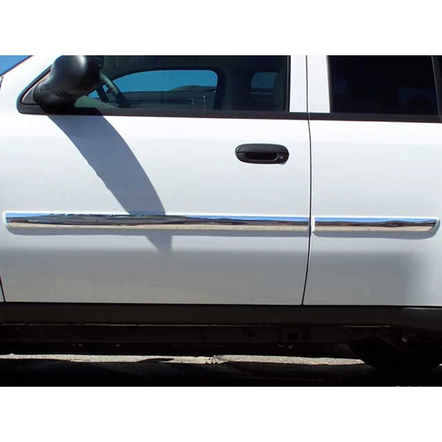 2006-2007 Chevrolet Trailblazer Stainless Rocker Panel Trim 4 Pcs