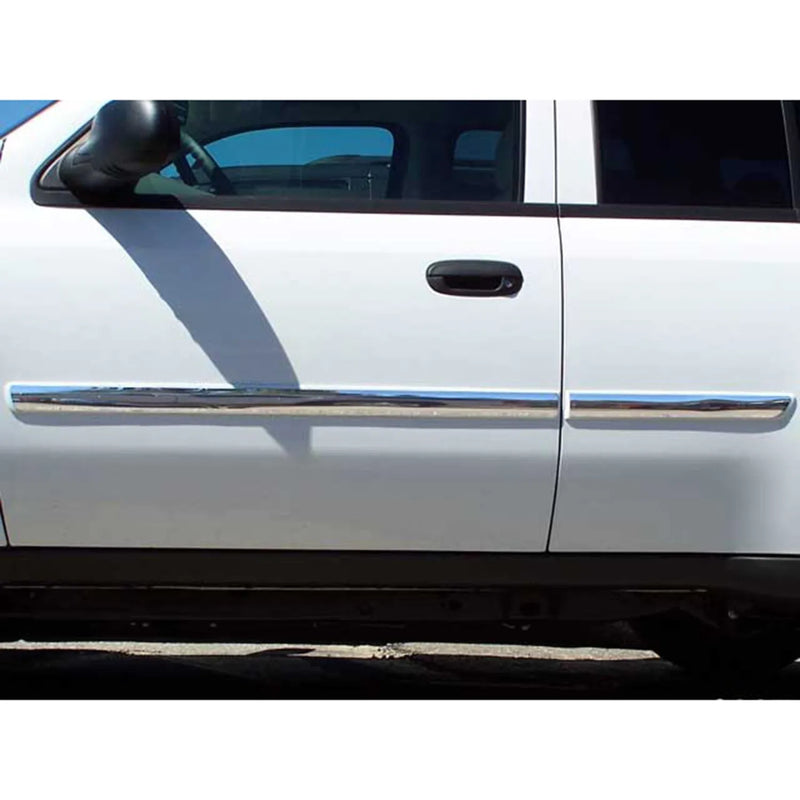 2006-2007 Chevrolet Trailblazer Stainless Rocker Panel Trim 4 Pcs