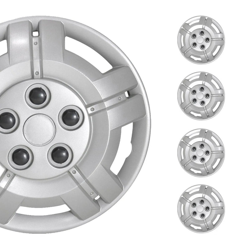 Arizona Hub Caps Wheel Cover 16'' Silver Full Set 4 pcs.