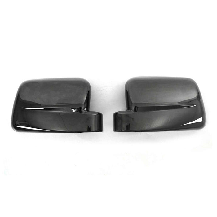 Fits Ford Transit Connect 2010-2013 Dark Chrome Side Mirror Cover Cap 2 Pcs