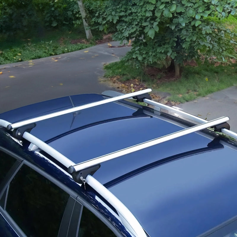 2000-2007 Ford Focus Wagon Roof Rack Cross Bars Silver