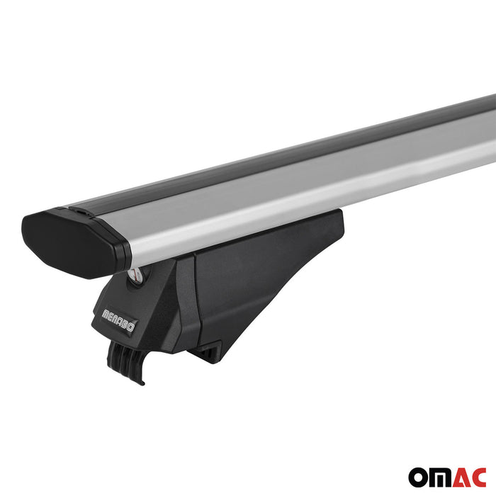 Cross Bars Roof Racks Aluminium for Lincoln MKC 2015-2019 Grey Carrier 2Pcs