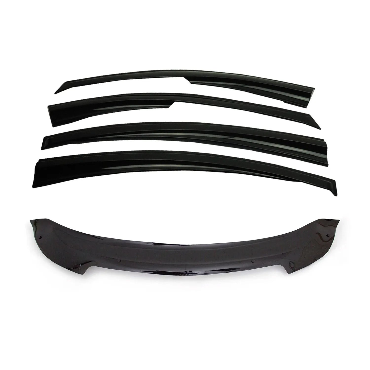 2011-2015 Chevrolet Cruze Set Bug Shield Hood Deflector & Window Visor