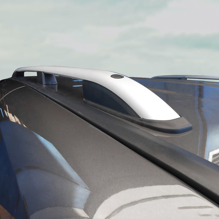 Roof Rack Side Rails for Peugeot 3008 2016-2020 Gray Aluminium 2Pcs
