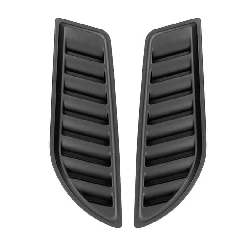 2019-2023 Ford Ranger Hood Scoop Vent Air Flow Intake Black 2 Pcs