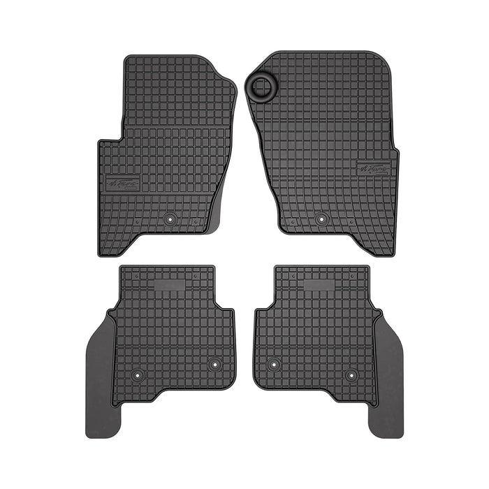 Floor Mats for 2009-2016 Land Rover Discovery All-Weather 2 Row Liner Set Black