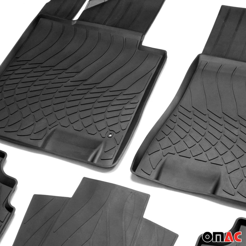 2020-2024 Hyundai Sonata Floor Mats Liners Full Set All Weather Black