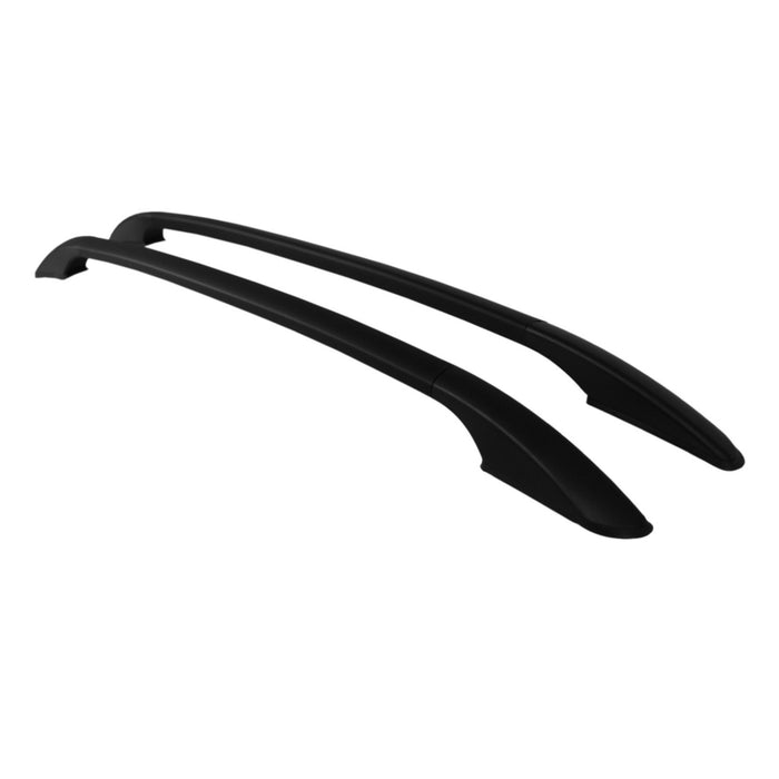 Top Roof Rack Side Rails Bars Black For SsangYong Actyon Sport 2007-2012