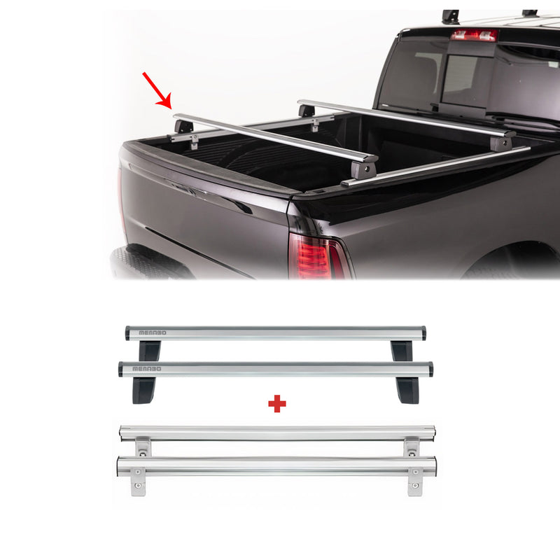 2022-2024 Hyundai Santa Cruz Truck Bed Rack System Alu Pick Up Sliding Rack 4Pcs