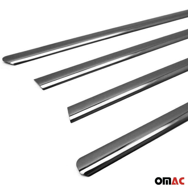 Window Molding Trim Streamer for Mercedes M Class W164 2005-2011 Steel Dark 4x - OMAC USA