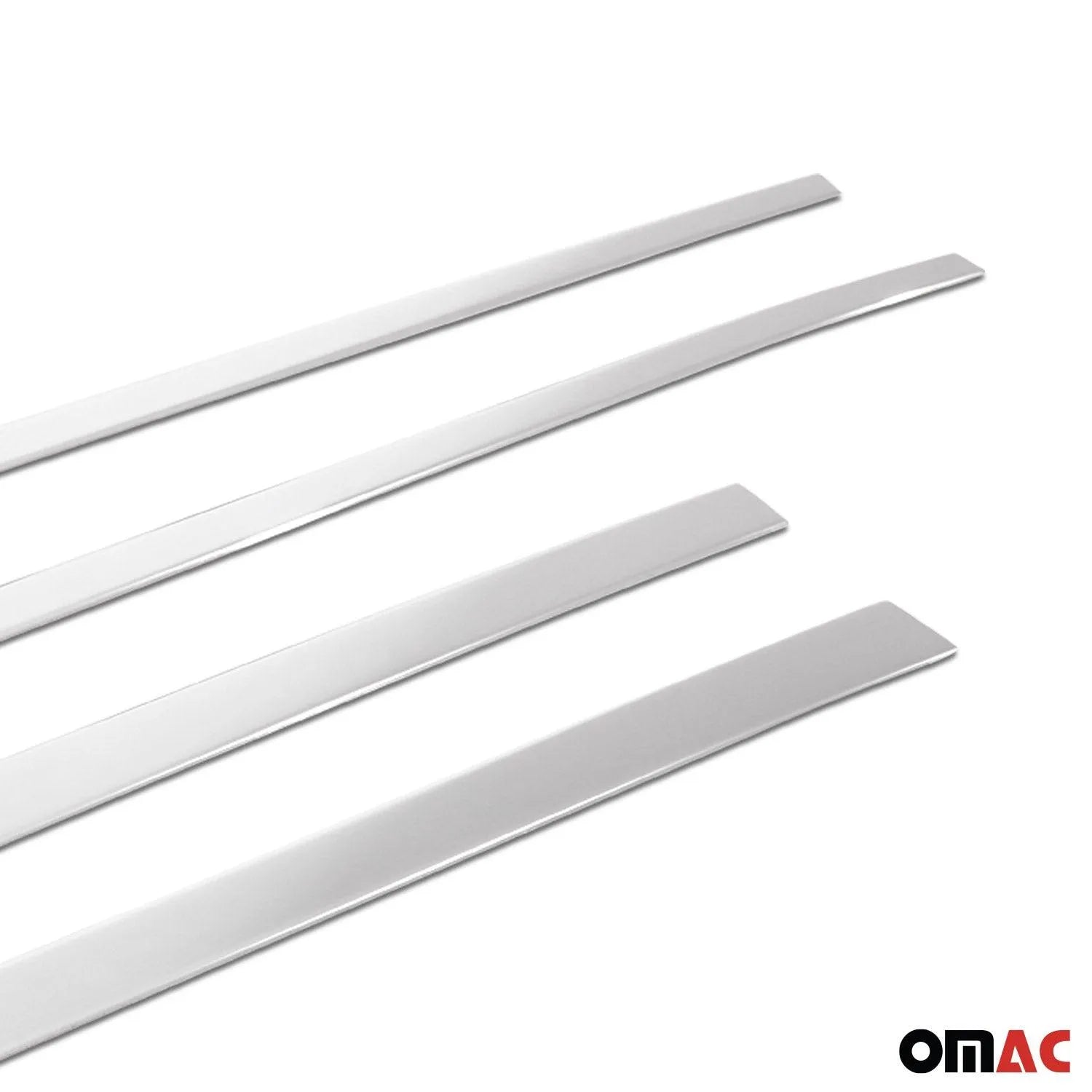 2019-2025 BMW X4 G02 Side Door Molding Trim Skirt Garnish Stainless Steel 4x