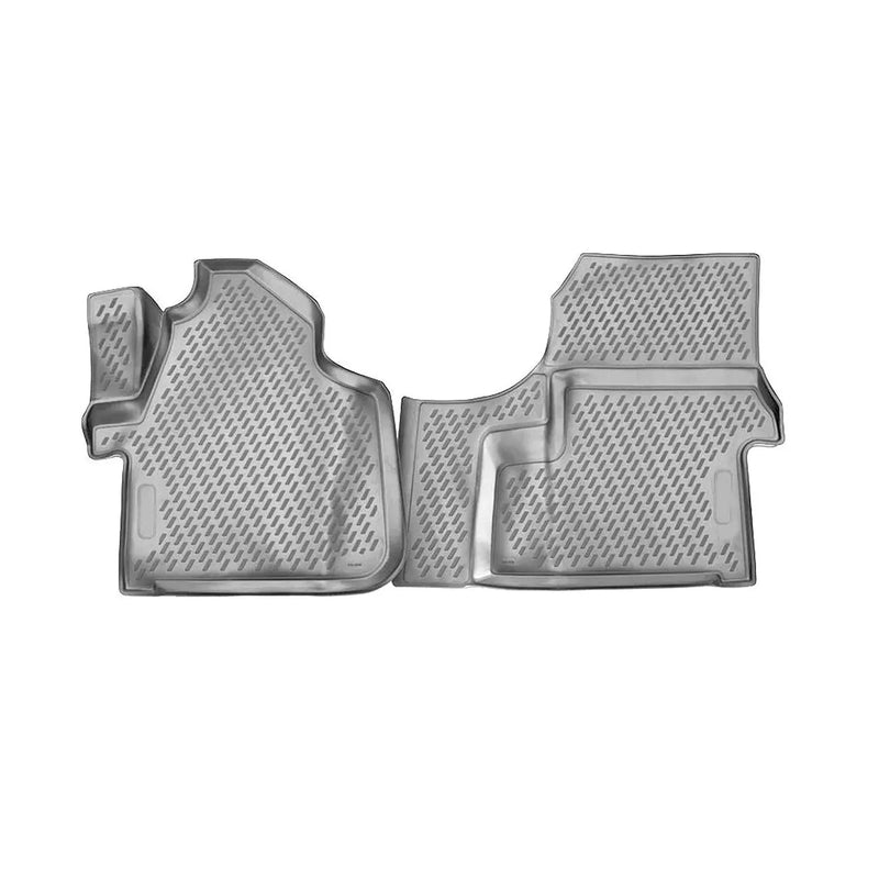 OMAC Floor Mats Liner for Mercedes Sprinter W906 2014-2018 Gray 2 Pcs - OMAC USA