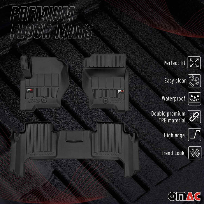 OMAC Premium Floor Mats for Range Rover Sport 2006-2013 Waterproof Heavy Duty