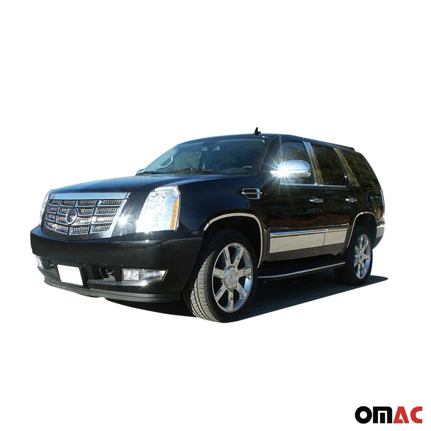 2007-2014 Cadillac Escalade Stainless Steel Pillar Trim 4 Pcs