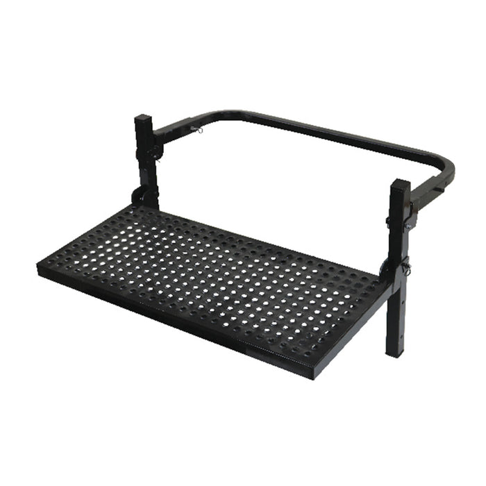 220Lbs Tire Wheel Step Truck Ladder Platform for Land Rover Discovery Alu Black