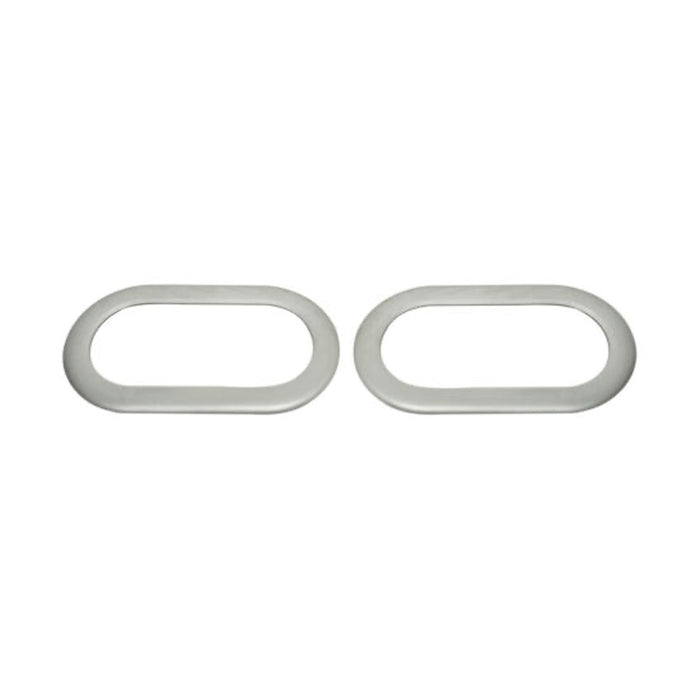 Side Indicator Signal Trim Cover for Ford Focus 2004-2011 Silver Steel 2 Pcs