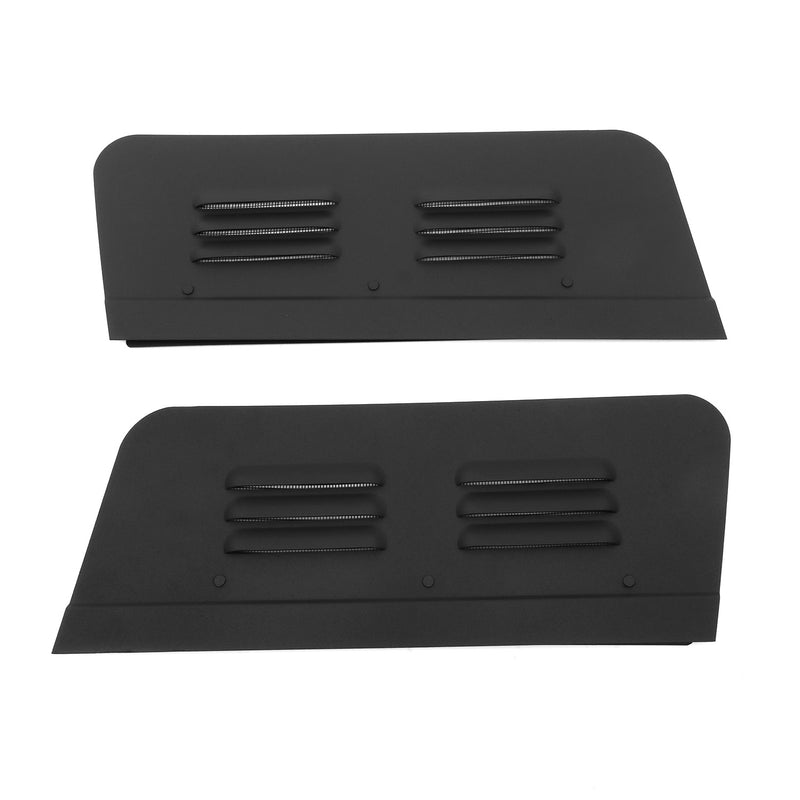 2015-2024 Ford Transit Car Ventilation Window Air Vent Aluminium Black 2Pcs