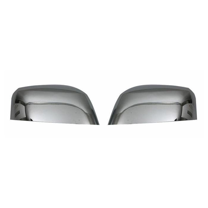 Side Mirror Cover Caps Fits Nissan Pathfinder 2005-2012 Steel Silver 2 Pcs