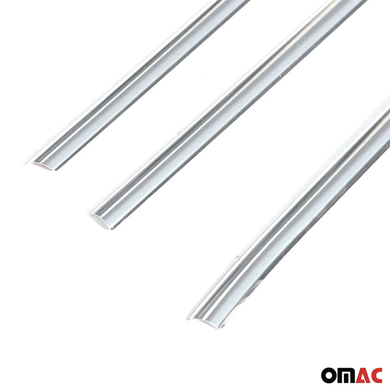 2006-2012 Toyota RAV4 Window Molding Trim Streamer Steel Silver 4 Pcs