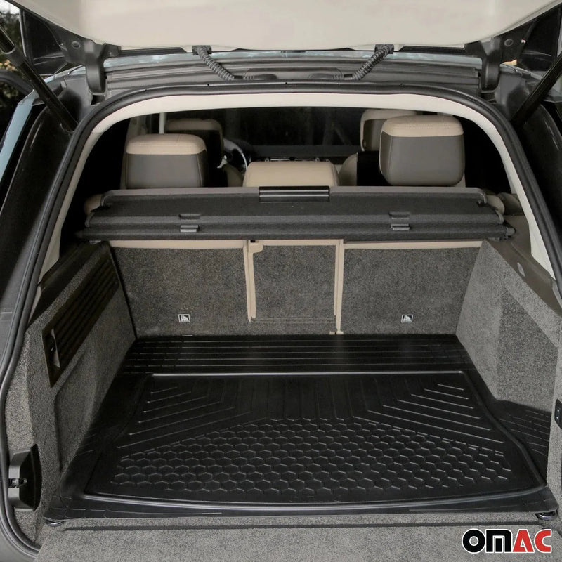 Cargo Liner Trunk Mat Protection Waterproof Rubber 3D Molded Black - OMAC USA