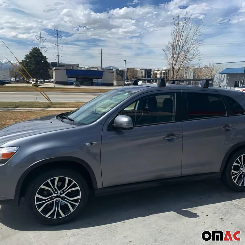 2013-2015 Mitsubishi Outlander Sport Roof Rack Cross Bars Black