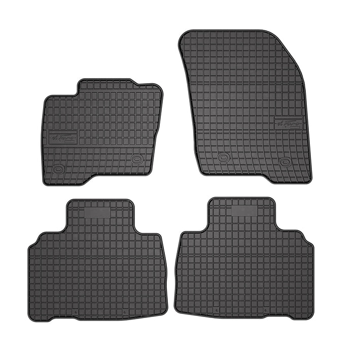 OMAC Floor Mats Liner for Ford Edge 2015-2024 Black Rubber All-Weather 4 Pcs