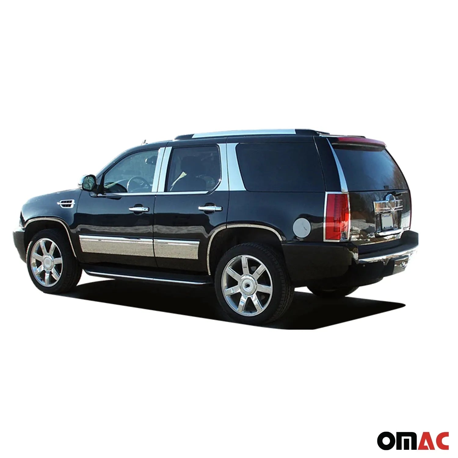 2007-2014 Cadillac Escalade Stainless Rocker Panel Trim 4Pc