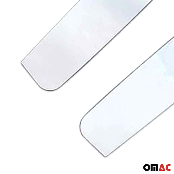 Trunk Wing Side Trim for Citroen C5 Aircross 2018-2024 Silver Steel 2 Pcs