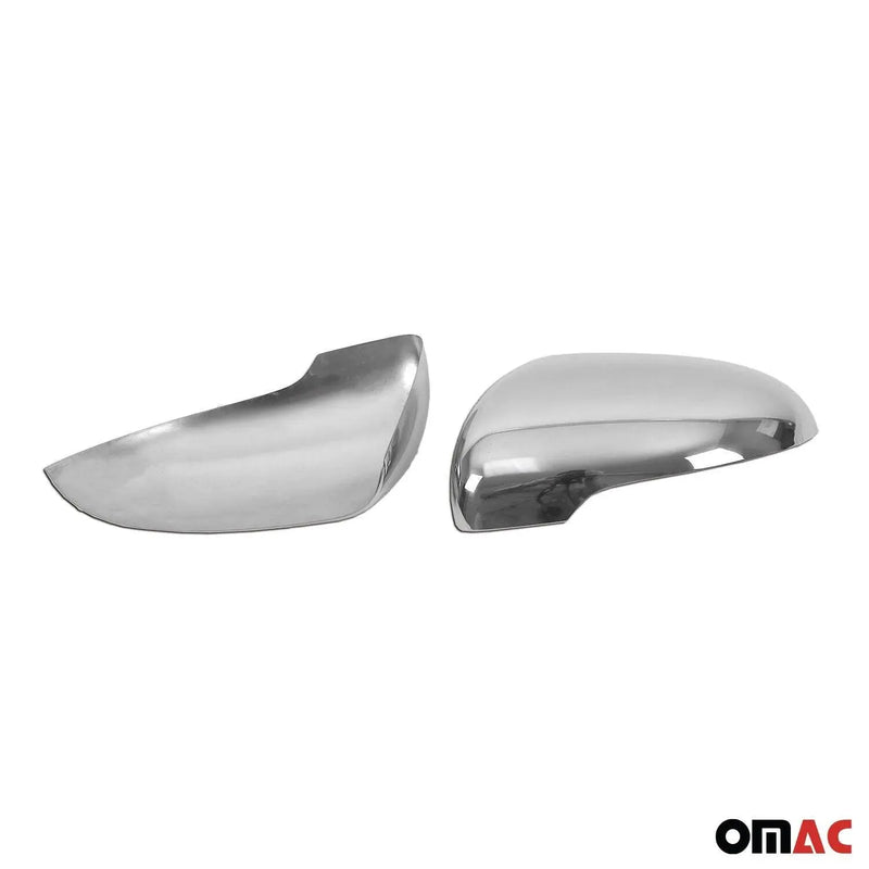 Side Mirror Cover Caps Fits Kia Sorento 2016-2020 Steel Silver 2 Pcs - OMAC USA