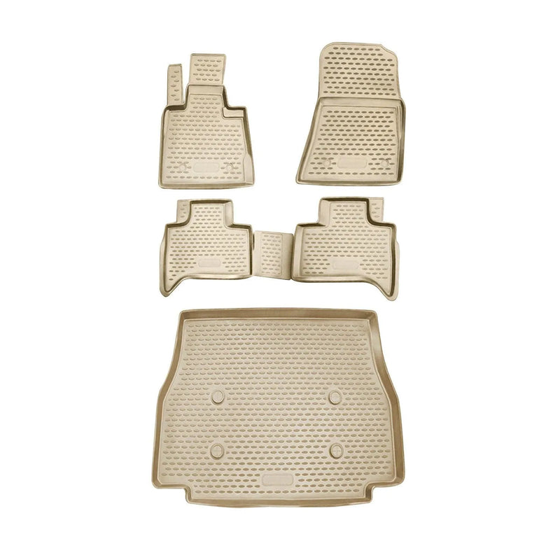 2000-2006 BMW X5 E53 Floor Mats & Cargo Liner Full Set All Weather Beige