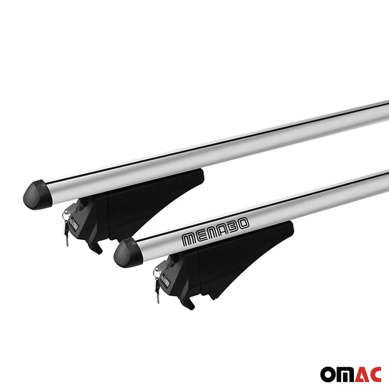 2009-2012 Audi Q5 Roof Rack Cross Bars Silver