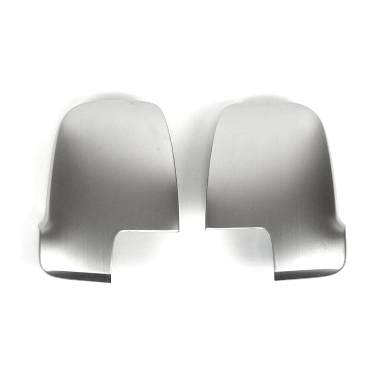 Side Mirror Cover Caps Fits Mercedes Sprinter W907 910 2019-2024 Brushed Steel - OMAC USA