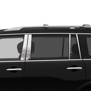 2017-2023 Nissan Armada Stainless Steel Pillar Trim 8 Pcs