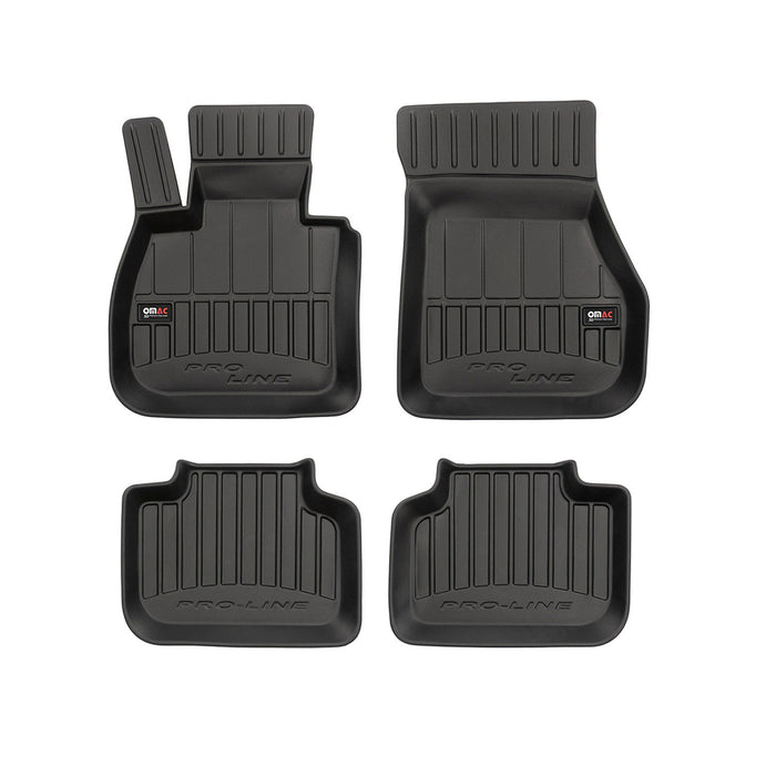 OMAC Premium Floor Mats Liner For BMW X2 2018-2023 Black 3D All Weather Molded