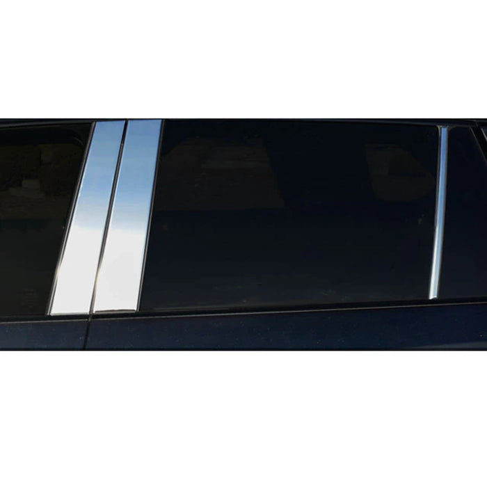 Stainless Steel Pillar Trim 6Pc Fits 2004-2010 BMW X3