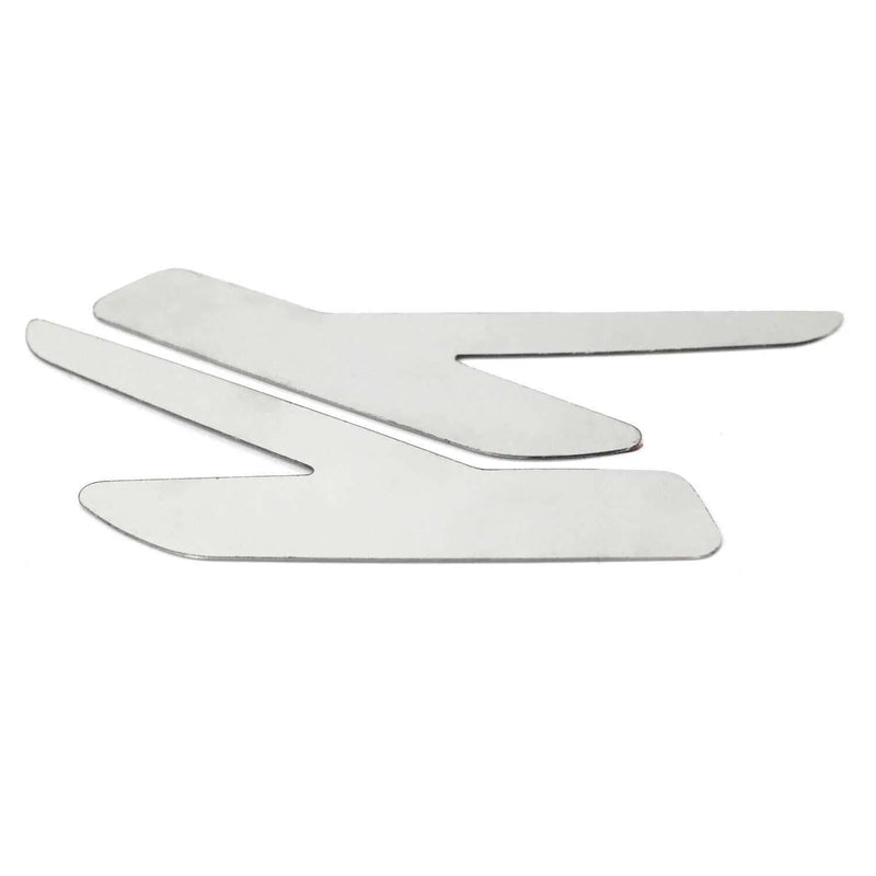 2012-2017 Buick Verano Side Door Molding Trim Decorative Stainless Steel Silver 2 Pcs