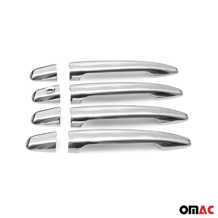 Car Door Handle Cover Protector for Toyota Camry Steel Chrome 8 Pcs