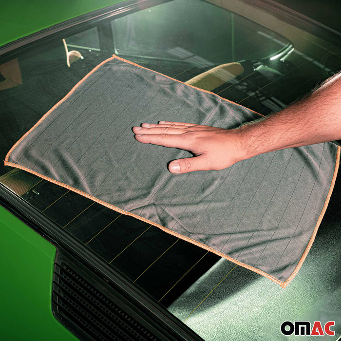 Microfiber Cloth Window No-Scratch Glass Cleaner Premium Car Care Kit Gift Box