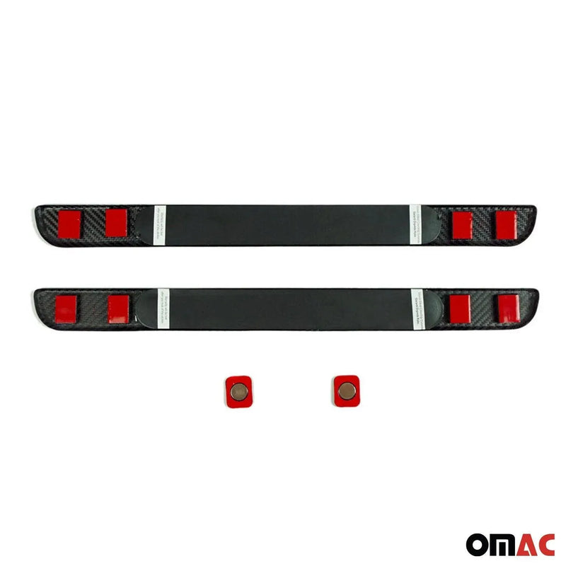 Door Sill Scuff Plate Illuminated for Chevrolet Cruze 2011-2014 Carbon Fiber 2x - OMAC USA