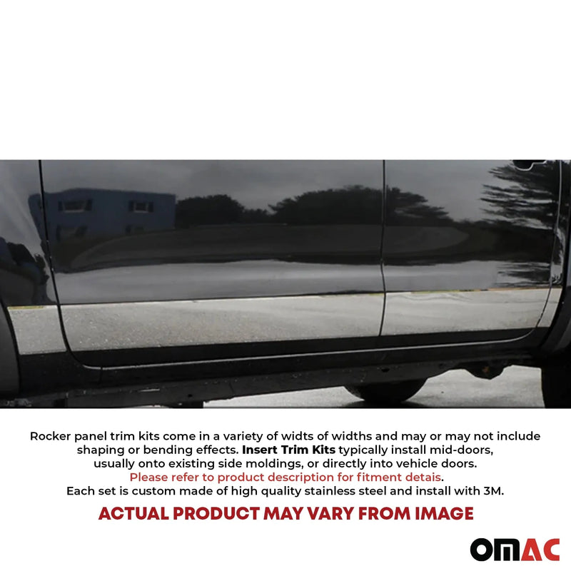 1999-2006 Chevrolet Silverado Extended Long Stainless Rocker Panel Trim 11Pc