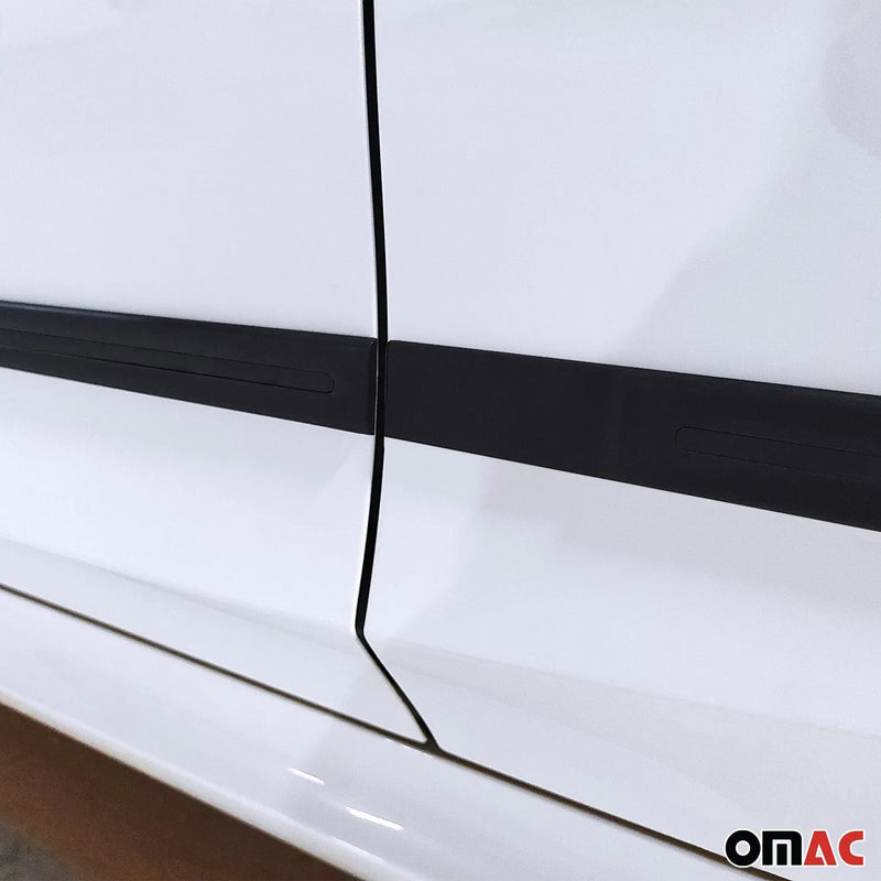 Mazda Side Door Molding Trim Skirt Garnish Black 4 Pcs