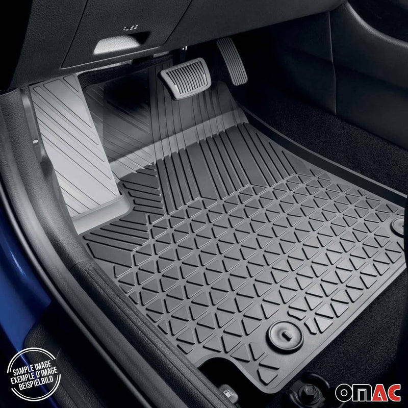 2021-2024 Kia K5 Floor Mats Liners Full Set All Weather Black