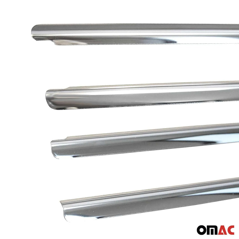 2010-2020 VW Amarok Window Molding Trim Streamer Stainless Steel Silver 4Pcs